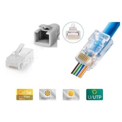 CONECTOR EZ-RJ45 MACHO UTP...