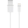 CABLE APPLE LIGHTNING USB 2MTS BLANCO