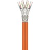 CABLE SFTP CAT7A 10G NARANJA LSZH DUPLEX
