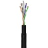 CABLE UTP CAT6 RIGIDO NEGRO EXTERIOR 100