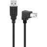 CABLE USB A-B 2.0 M-M CODO 5mts NEGRO