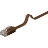CABLE UTP CAT6 PLANO RJ45 M-M 3M MARRON