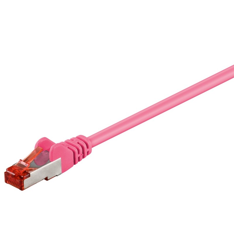 CABLE SFTP CAT6 RJ45 M-M 30M ROSA LSZH