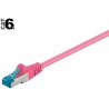 CABLE SFTP CAT6A RJ45 M-M 7,5M ROSA LSZH