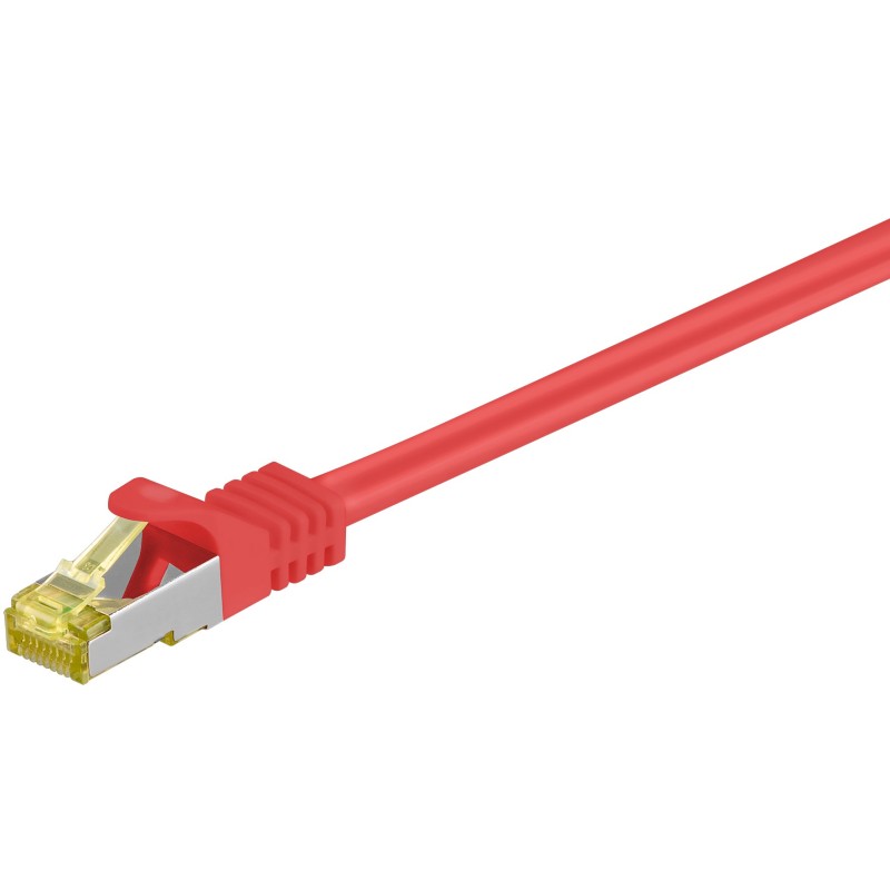CABLE SFTP CAT7 RJ45 M-M 25M ROJO LSZH