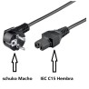 CABLE ALIMENTACION SCHUKO M-C15 H 2M NEG