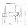 SOPORTE TV DE 32" a 55" NEGRO FIJO 40Kg
