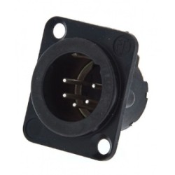 CONECTOR XLR5 MACHO PANEL...