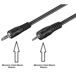 CABLE MINIJACK 2,5mm...