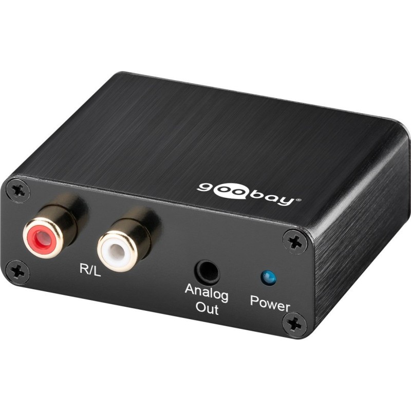 CONVERTIDOR AUDIO TOSLINK a MINIJACK-RCA