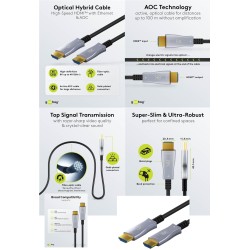CABLE HDMI M-M V.2.1 100M...