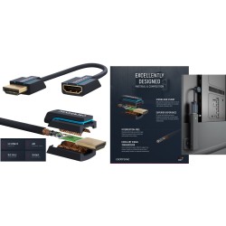 CABLE HDMI M-H 0,1M 4K@60...