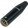 CONECTOR MINI XLR4 PIN MACHO REAN