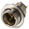 CONECTOR MINI XLR4 PIN MACHO PANEL REAN