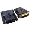 ADAPTADOR HDMI HEMBRA-DVI-D MACHO NIKEL