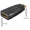 ADAPTADOR HDMI HEMBRA-MINI HDMI MACHO PS