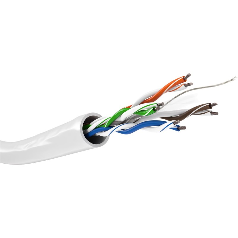 CABLE UTP CAT6 RIGIDO BLANCO (100M)