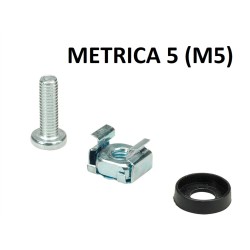 KIT TORNILLERIA PARA RACK 19" M5 NIKEL