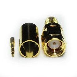 CONECTOR SMA MACHO RG223...