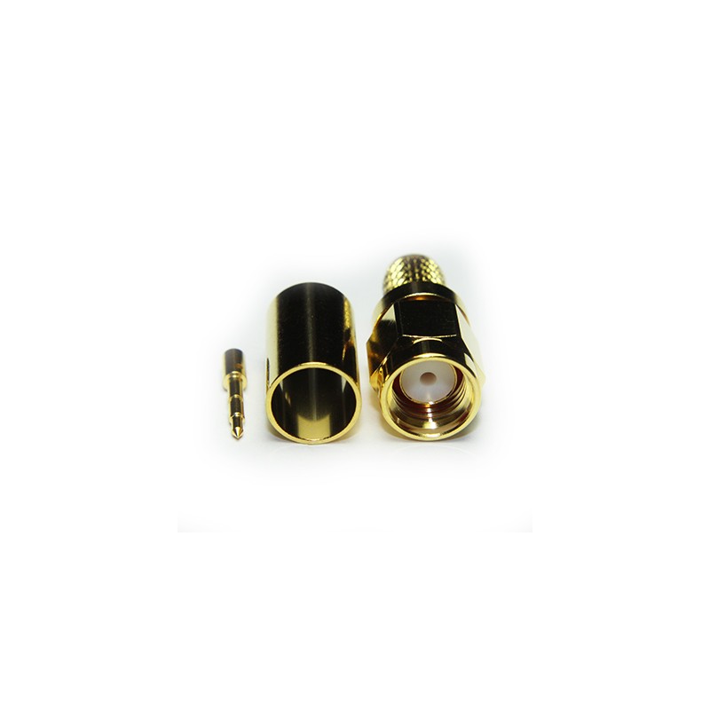 CONECTOR SMA MACHO RG223 RG59 CRIMPAR