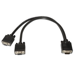 CABLE DUPLICADOR VGA M-2xVGA H 45cm