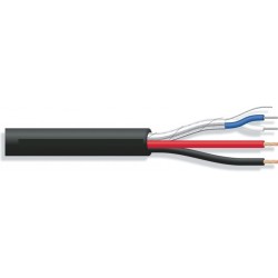 CABLE MICRO 2x0,24mm2+2X0,8 ALTAVOZ GOMA