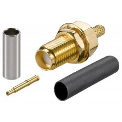 CONECTOR RP-SMA LMR400 CUERPO H PIN M