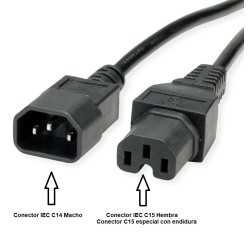 CABLE ALIMENTACION C14...