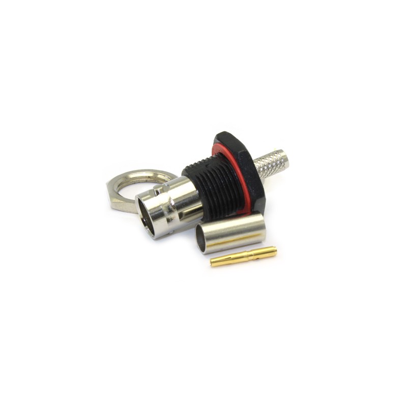 CONECTOR BNC HEMBRA 0.6/2.8 3G PANEL CRI