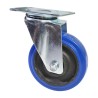 RUEDA 100mm GOMA AZUL SIN FRENO RACK