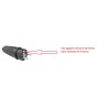 CONECTOR SCHUKO MACHO GOMA NEGRO RECTO