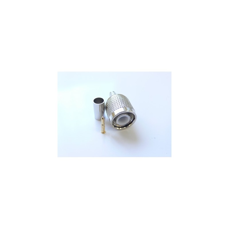 CONECTOR TNC MACHO RG58 CRIMPAR