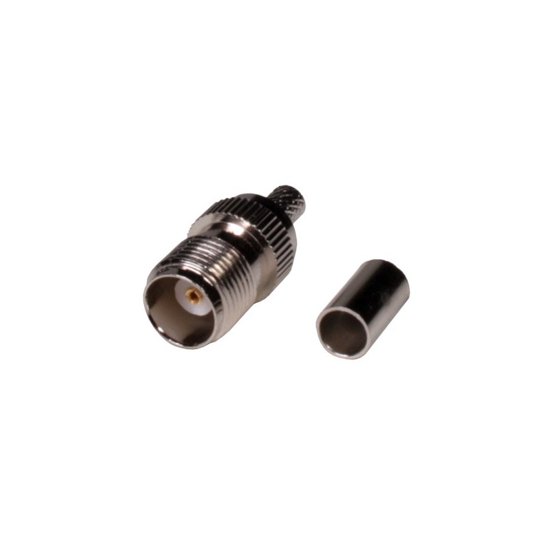 CONECTOR TNC HEMBRA RG58 RG223 CRIMPAR
