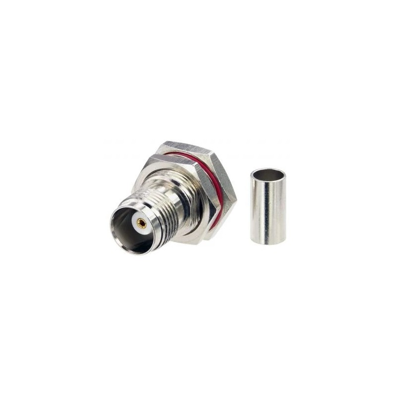 CONECTOR TNC HEMBRA RG59 CRIMPAR PANEL