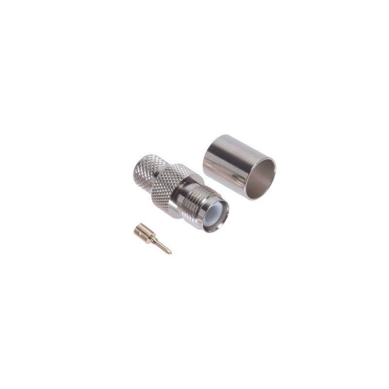 CONECTOR TNC-R H C/H P/M RG174 CRIMPAR p