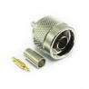 CONECTOR N MACHO LMR240 RG59 CRIMPAR