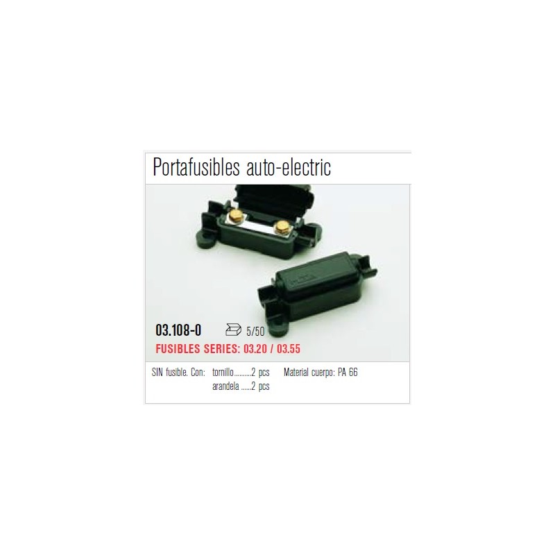 PORTA FUSIBLE PARA VEHICULOS DIESEL