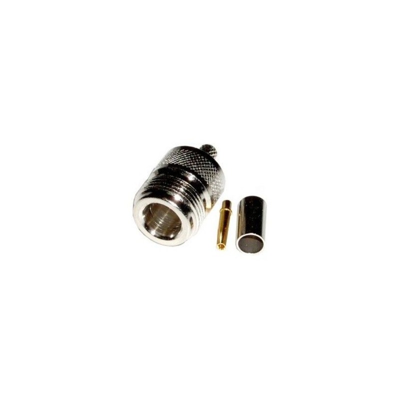 CONECTOR N HEMBRA RG58 CRIMPAR