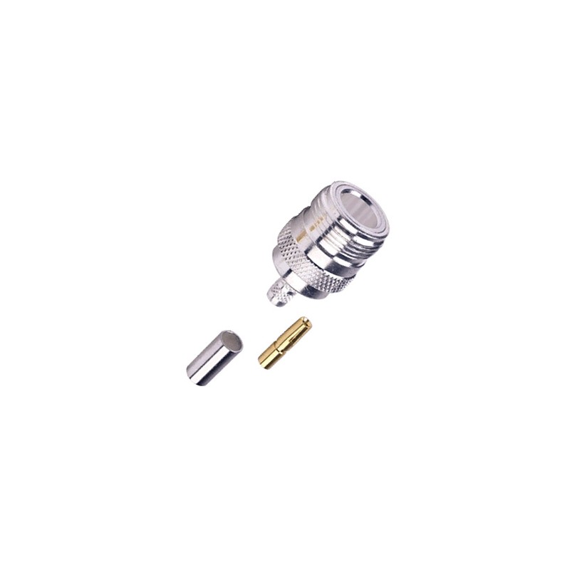 CONECTOR N HEMBRA RG174/LMR100 CRIMPAR