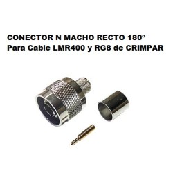 CONECTOR N MACHO LMR400 RG8...