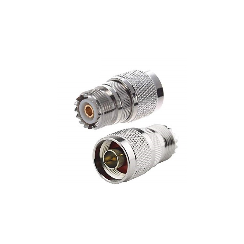 ADAPTADOR UHF PL259 HEMBRA-N MACHO