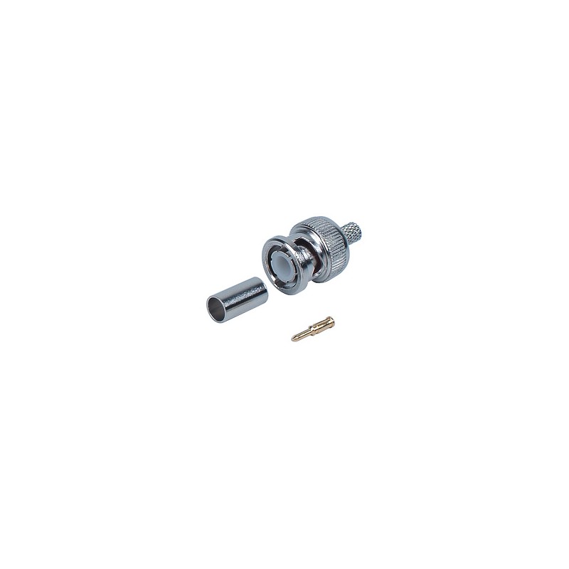 CONECTOR BNC MACHO ST212 CRIMPAR