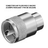 CONECTOR UHF PL259 RG213 MACHO SOLDAR