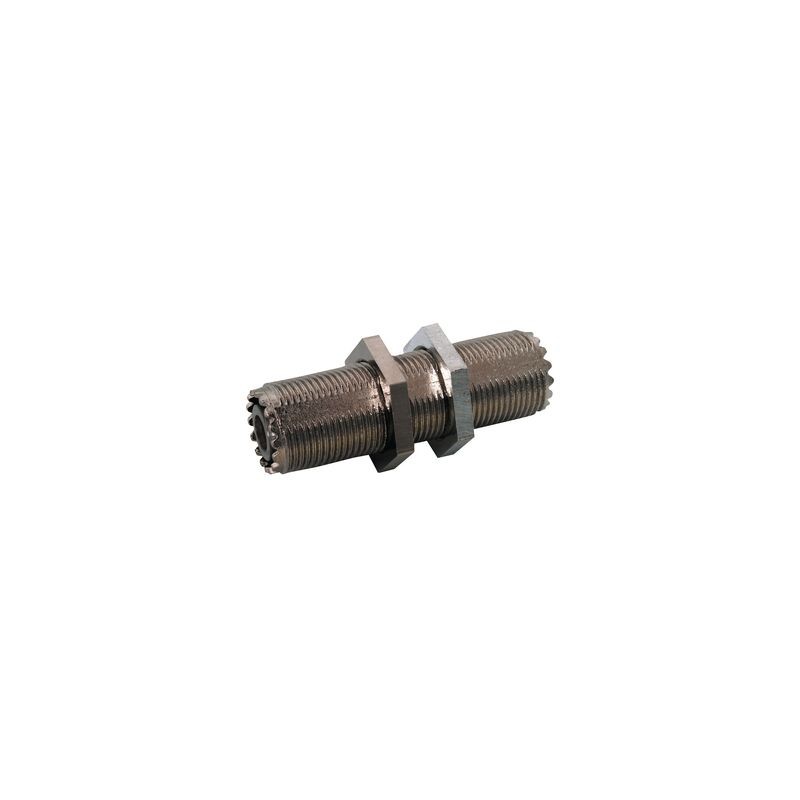 ADAPTADOR UHF PL259 H-H TUERCAS DE PANEL