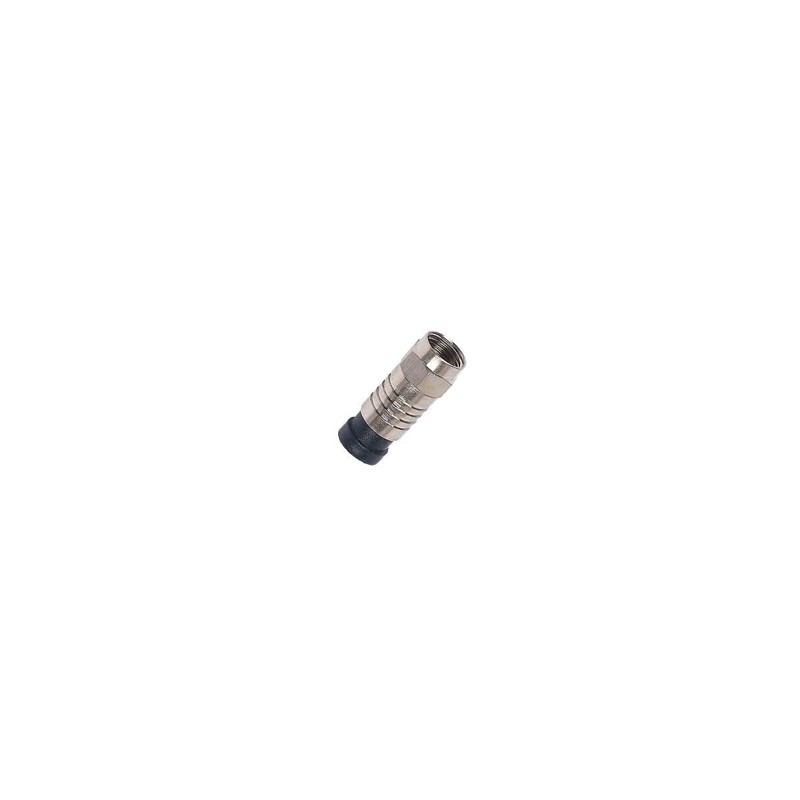 CONECTOR F MACHO RG6 COMPRESION 7mm