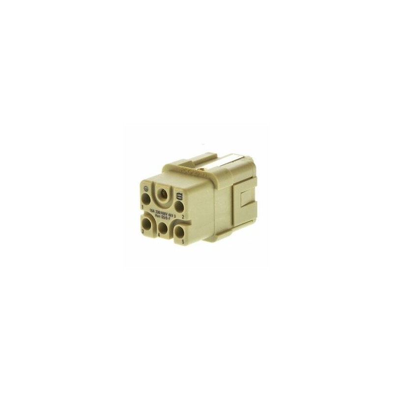 CONECTOR 6 PINES HEMBRA HARTING HAN Q