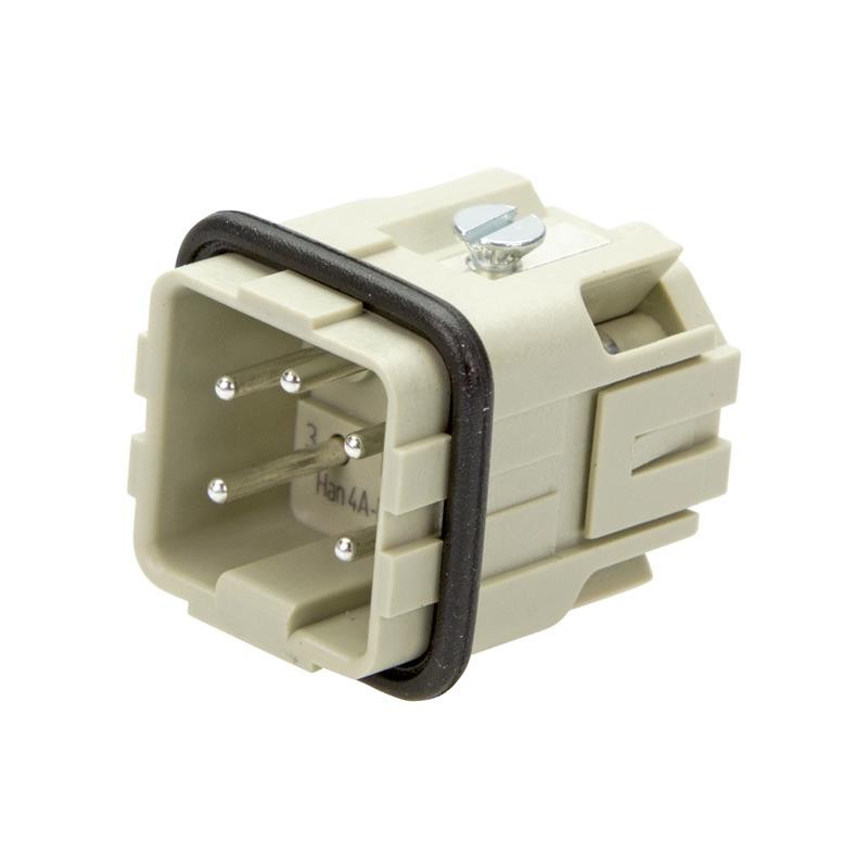 CONECTOR 4 PINES+TIERRA MACHO HARTING
