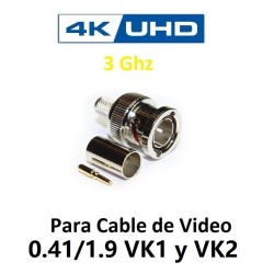 CONECTOR BNC MACHO 0.4/1.9...