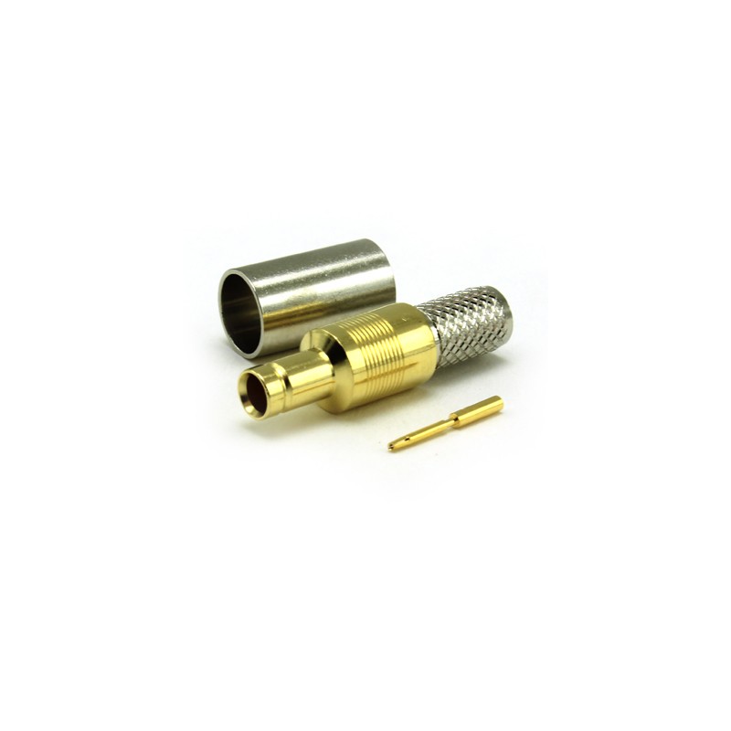 CONECTOR 1.0/2.3 HEMBRA 0.8/3.7 3G RECTO