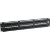 PANEL 19" 48 PUERTOS 2U CAT6 UTP RJ45 ex
